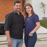 Mariana Thompson e Rafael Abarno